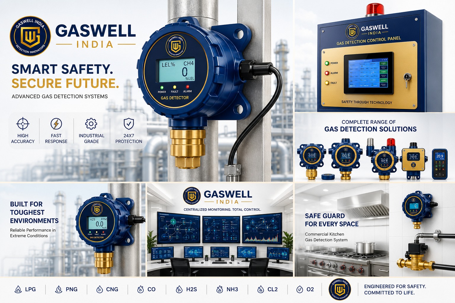 Gaswell India Gas Detection Systems